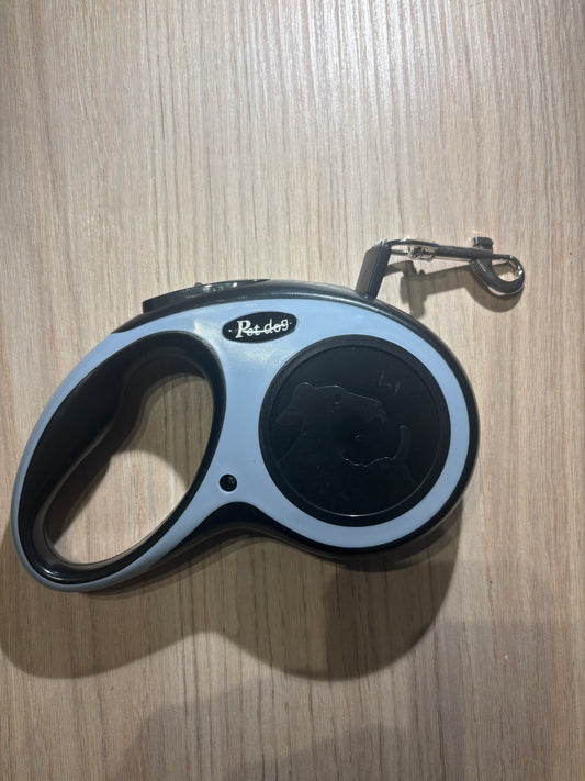 Laisse Enrouleur Rétractable 5m pour Petits et Moyens Chiens, Chats et Animaux de Compagnie Jusqu'à 20 Kg