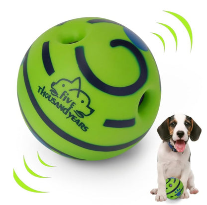 Balle interactive couissante pour chien