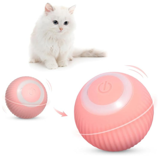 Balle interactive LED 360° - Le jouet intelligent et amusant pour chats et chien