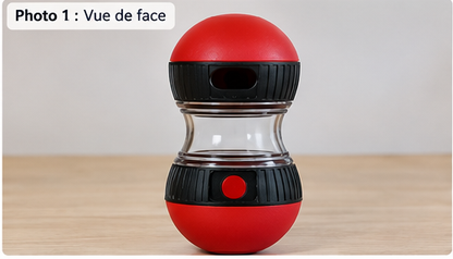 Jouet balle distributrice de friandises pour chien et chat